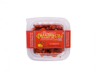 Горбуша (слайсы): Фрайчизы со вкусом острый томат (100 гр.)