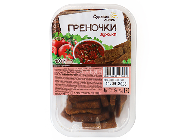 Сурские гренки с Аджикой (100 гр) в Салавате
