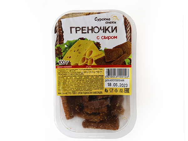 Сурские гренки со вкусом Сыра (100 гр) в Салавате