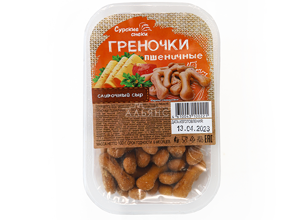 Сурские (ПШЕНИЧНЫЕ) Сливочный сыр (100 гр) в Салавате