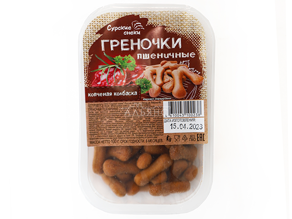 Сурские (ПШЕНИЧНЫЕ) Копченая колбаска (100 гр) в Салавате