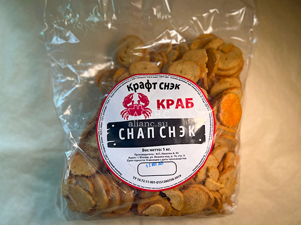 Снапсы ПШЕНИЧНЫЕ "Краб" в Салавате