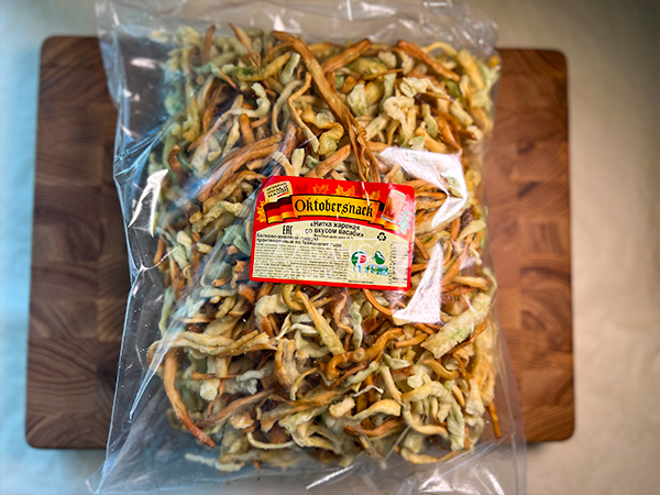Нитка ЖАРЕНАЯ "Васаби" Oktobersnack 1 кг (сырный продукт) в Салавате