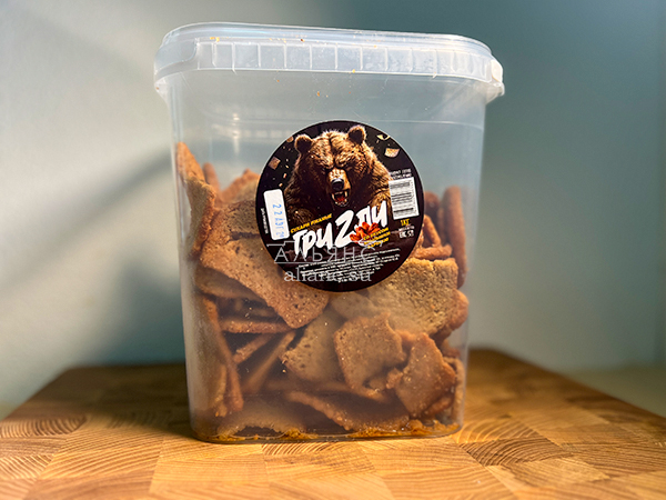 Ведро Ржаные гренки со вкусом Крылышки Барбекю (1 кг) в Салавате